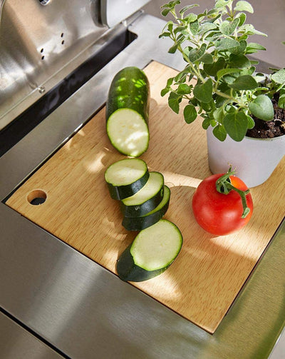 Outback Jupiter 6 Burner Hybrid Stainless Steel with Chopping Board Gas BBQ OUT370768