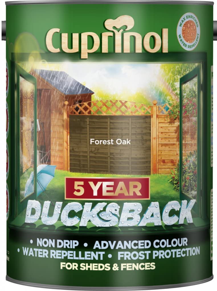 Cuprinol 5 Year Ducksback 5ltr Forest Oak