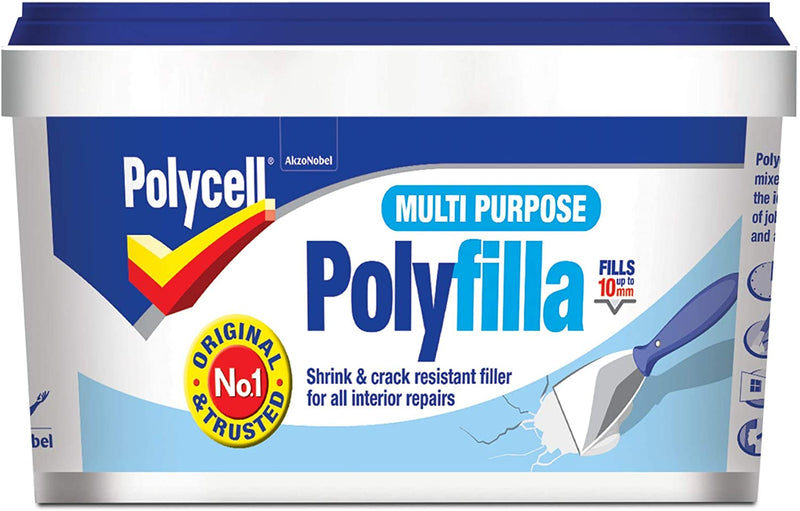 Polycell PLCMPPR600GS Multi Purpose Polyfilla Ready Mixed, 600 g