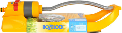 Hozelock Rectangular Sprinkler 180m², Yellow, Jet Spray & Area Control
