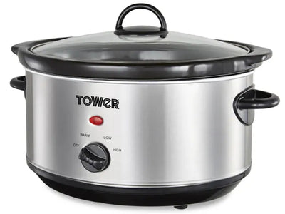 Tower Slow Cooker Stainless Steel 3.5L T16039