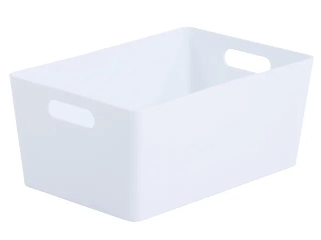 WHATMORE Studio Basket Rectangular 4.02 Ice White 25575