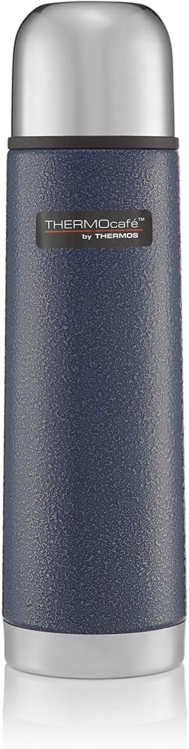 Thermos ThermoCafé Stainless Steel Flask Hammertone Blue L