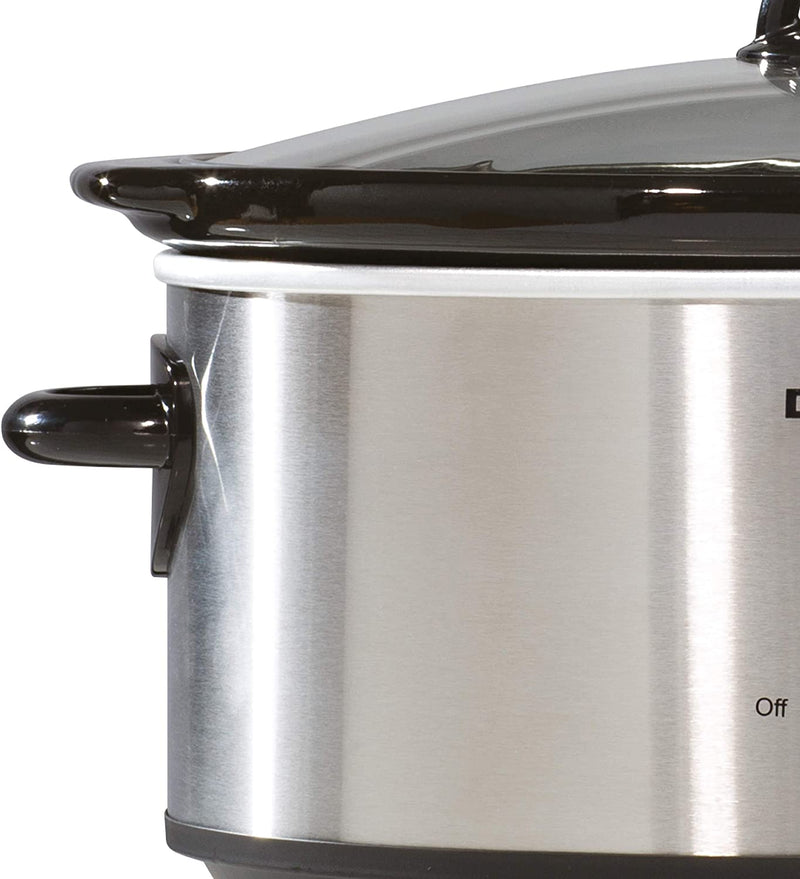 Tower Tower T16039 3 5 Litre Slow Cooker - Stainless Steel