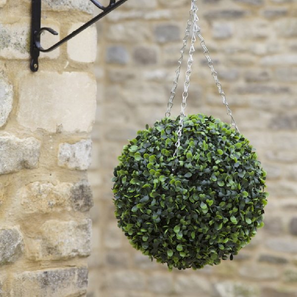 Topiary Boxwood Ball 40cm Artificial Hanging Buxus Topiary Ball