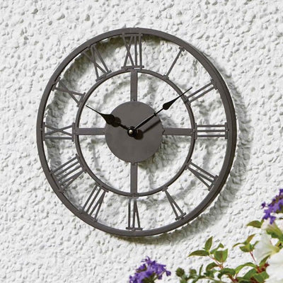 Smart Garden Outside In Designs Arundel Wall Clock 14in 5161000