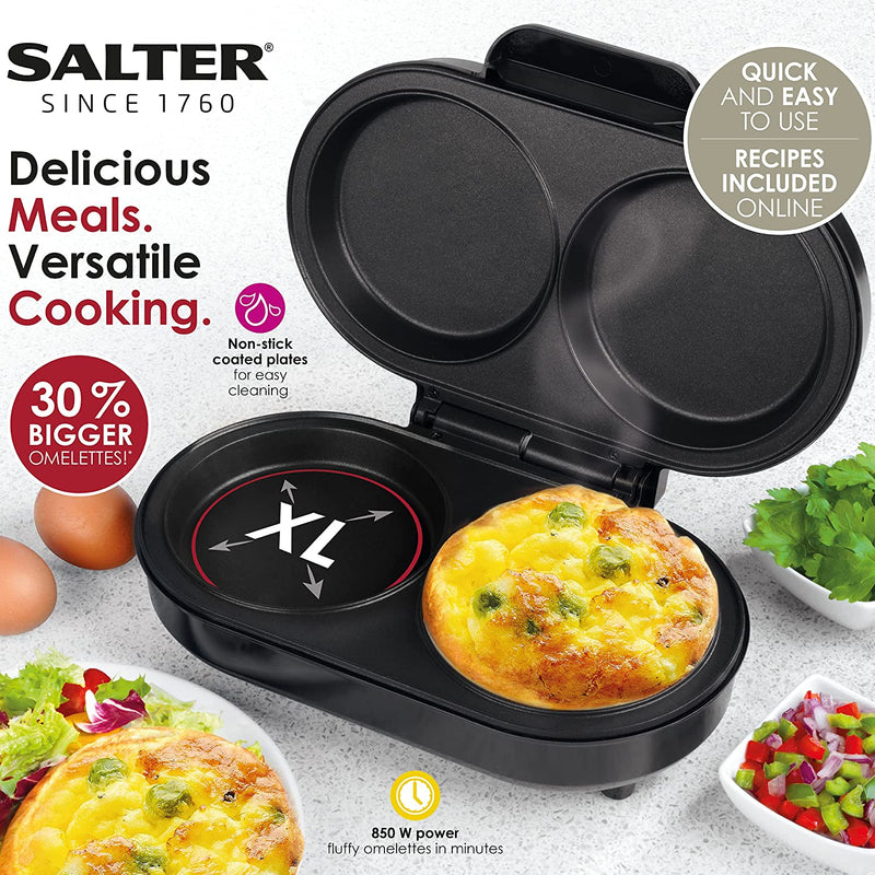 SALTER EK4213 XL TWIN OMELETTE