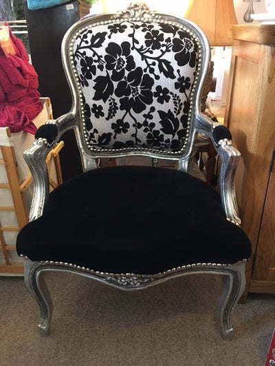 Chair - Queen Anne, Silver