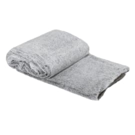 Light grey Throw faux fur