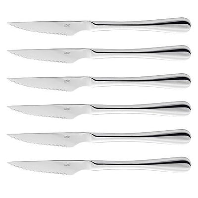 Judge Windsor Set Of Six Stainless Steel Steak Knives & Forks BF36