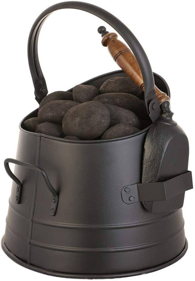 Black Coal Bucket & Shovel