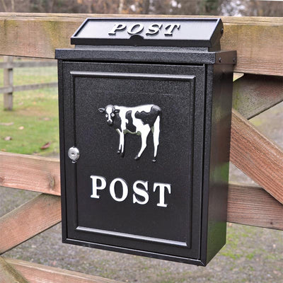 Wall Mounted Postbox Cow