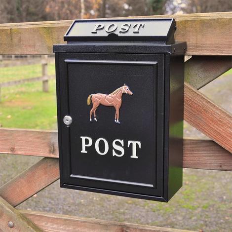 Wall Mounted Postbox (Horse)