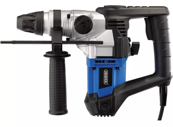 Draper 20995 PT900SDS SDS+ Rotary Hammer Drill 900W 230V with Accessories