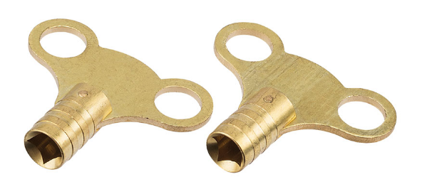 Draper brass radiator key set of 2