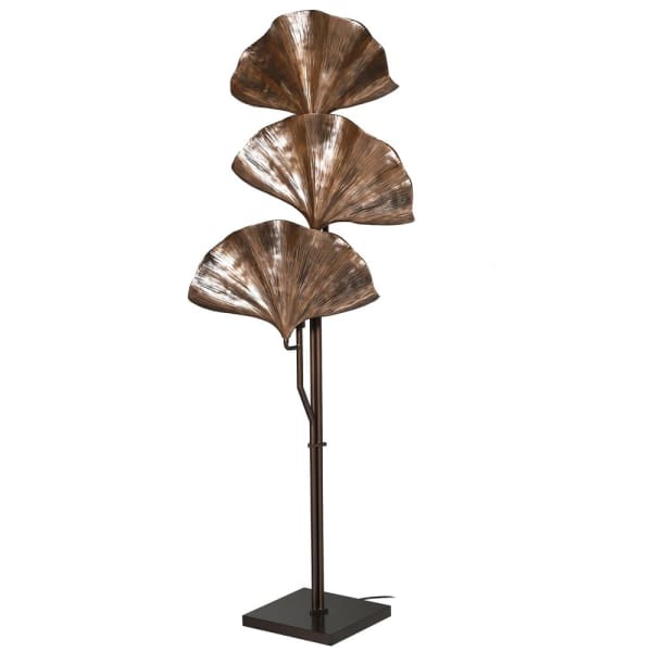 Bronze Effect Ginko Floor Lamp