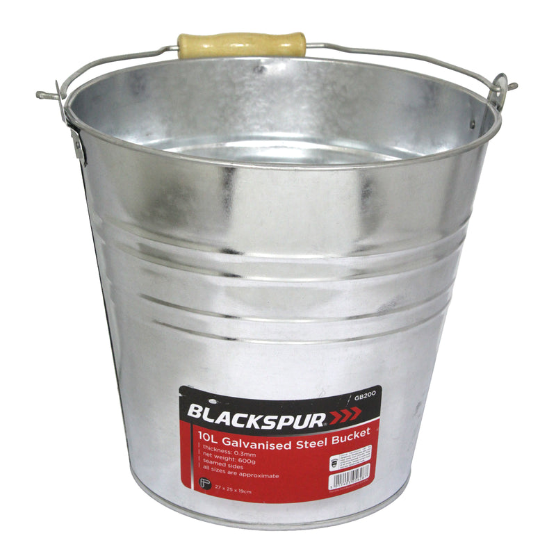Blackspur GB200 Galvanised Steel Bucket 10L