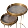 Map tray top tables nest of 2