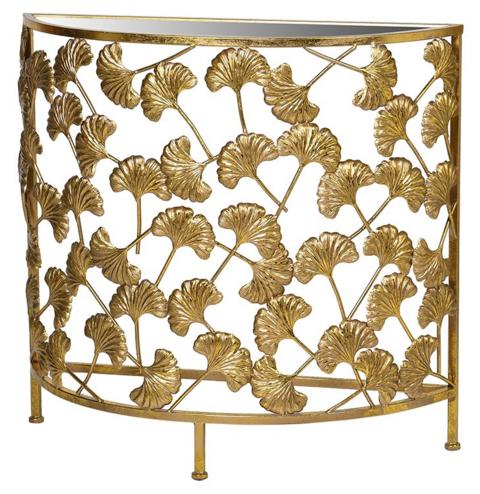 Gingko Leaf console table,