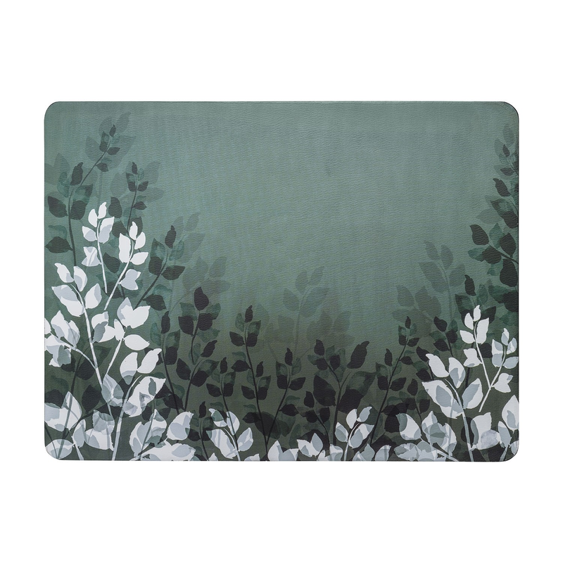 Denby Set of 6 Green Foliage Placemats