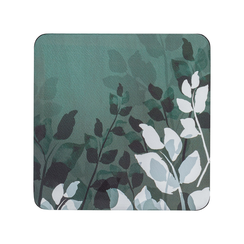 Denby Set of 6 Green Foliage Coasters
