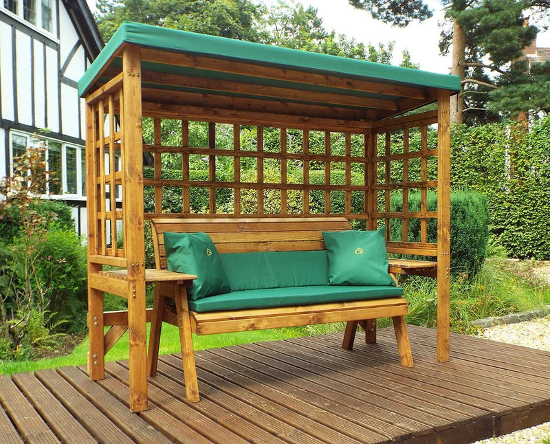 Charles Taylor Wentworth Three Seater Arbour Green
