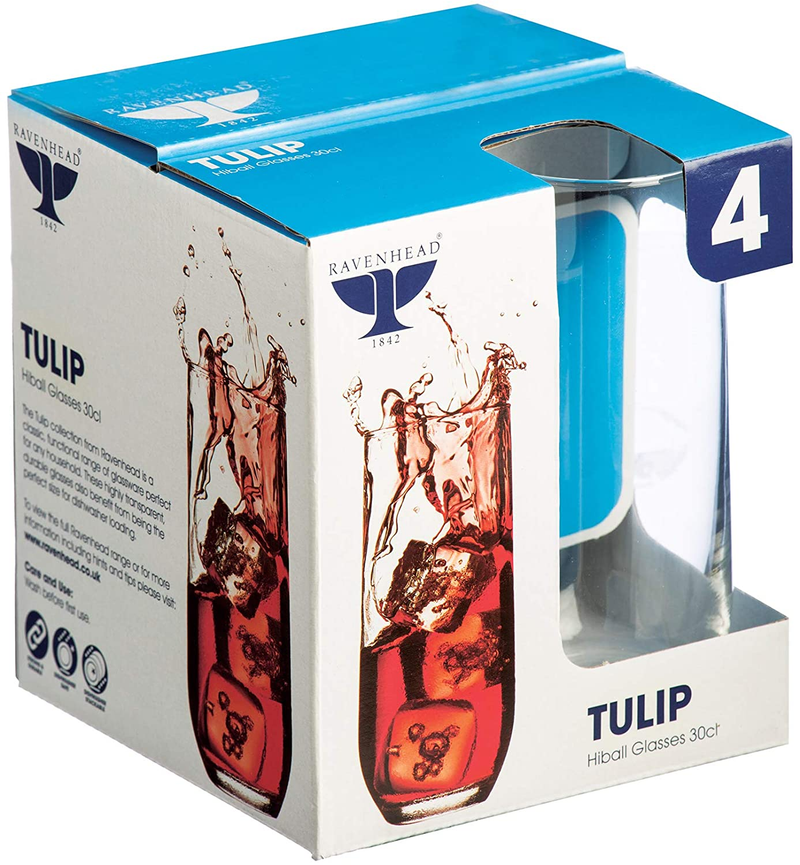 Tulip Hi-ball 4 pk Tumbler