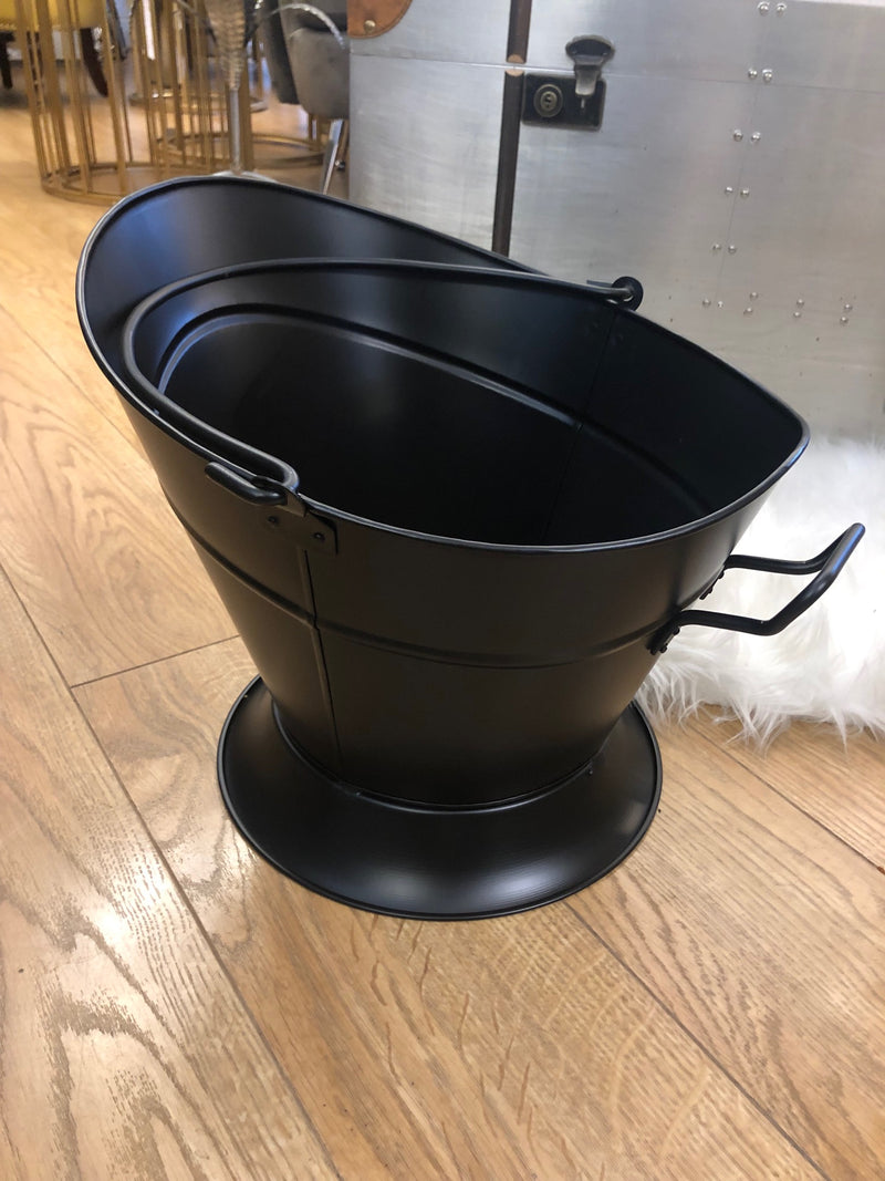 High Quality Coal Bucket Black Waterloo Suitable for Logs & Coal