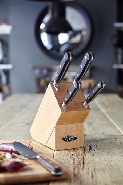 Stellar Sabatier Knife Block Set