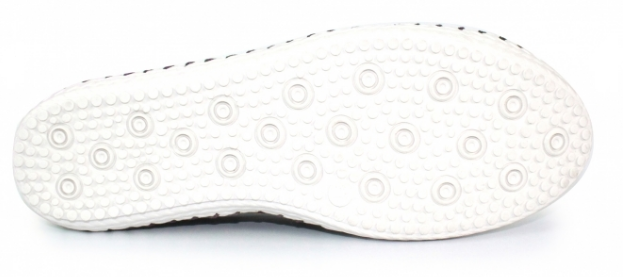 Lunar Ladies St Ives Leather Plimsoll In Beige