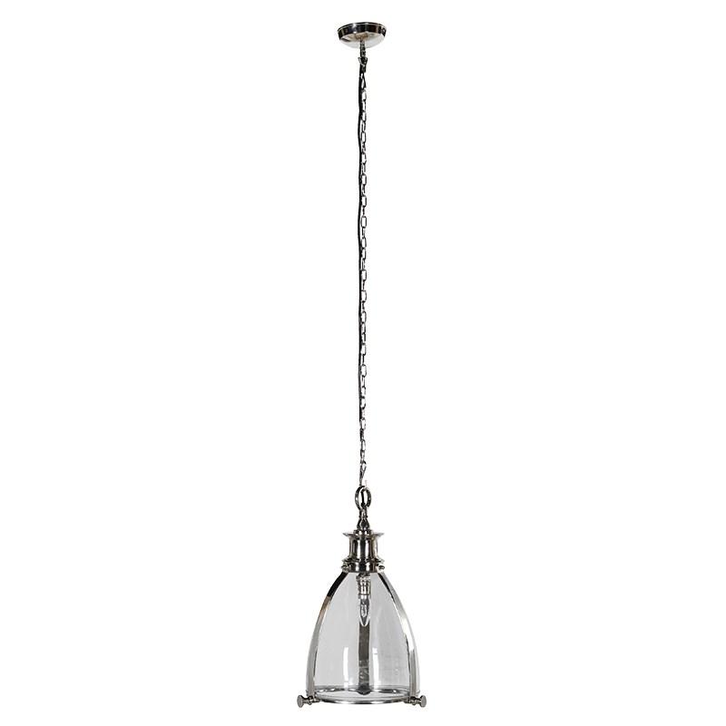 Glass dome pendant light