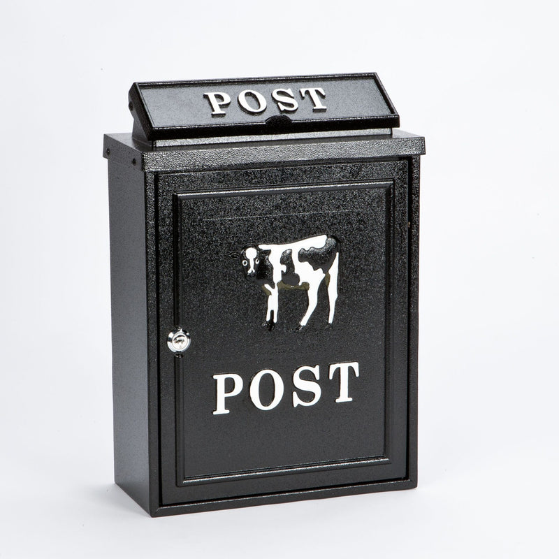 Mounted Postbox Dairy Cow