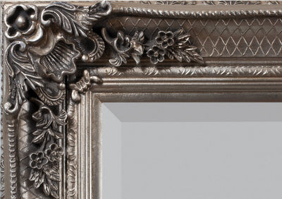 Abbey Rectangle Mirror Silver 109.5cm x 79cm