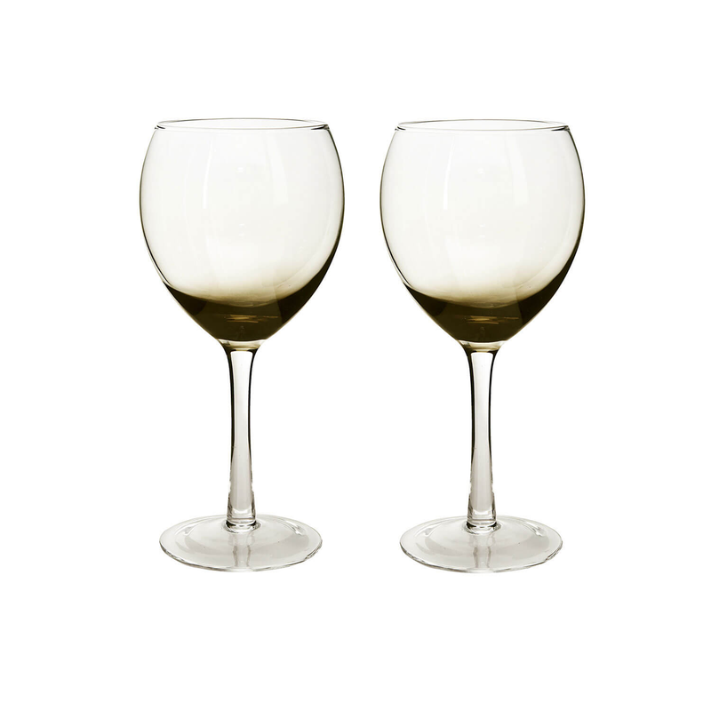 Denby Studio Grey Set of 2 Red Wine Glasses