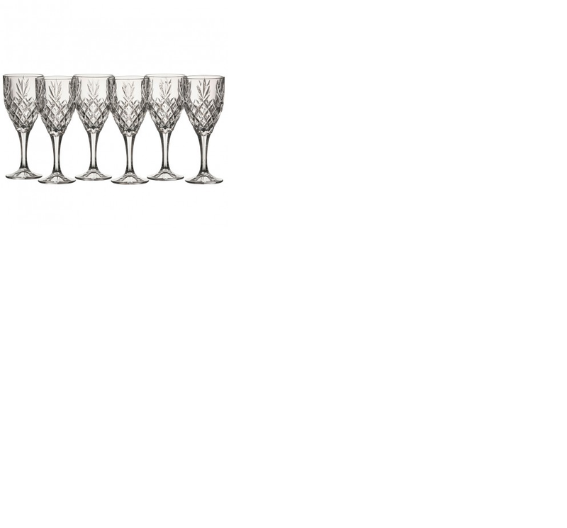 Galway Crystal Renmore Goblets set of 6
