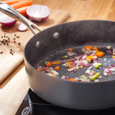 Stellar 6000 Hard Anodised 30cm Sauté Pan Lifetime Guarantee S628