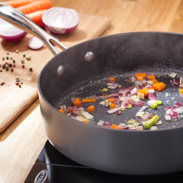Stellar 6000 Hard Anodised 30cm Sauté Pan Lifetime Guarantee S628