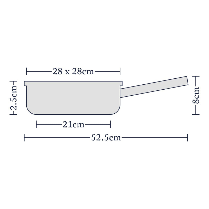 Stellar Cast Non-Stick Griddle Pan 28cm x 28cm Lifetime Guarantee