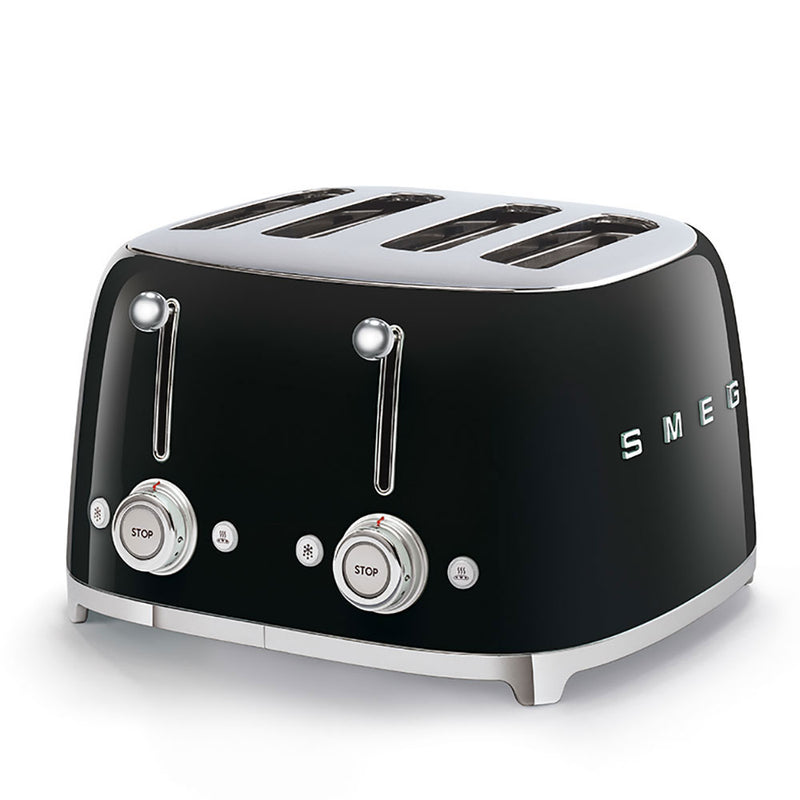 Smeg Black Toaster 4 Slice