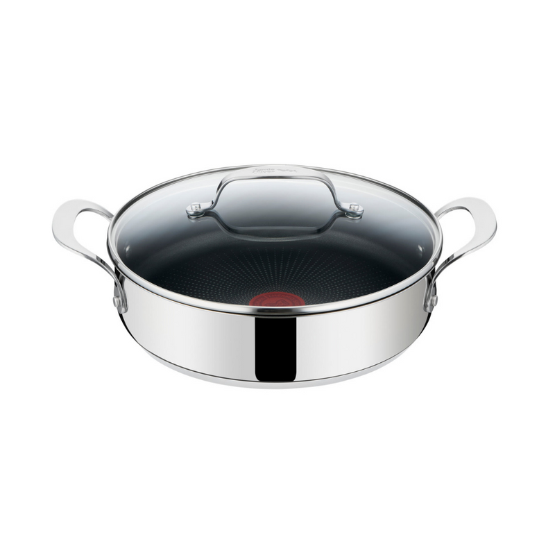 Tefal Jamie Oliver Cook's Classic Pot Set, Stainless Steel, Silver, 7 Pieces