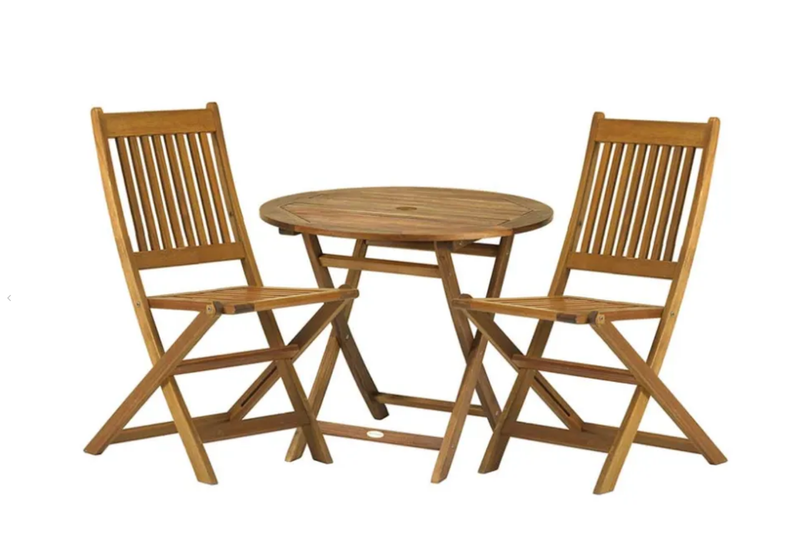 Royalcraft York 2 Seater Bistro Set with Folding Chairs