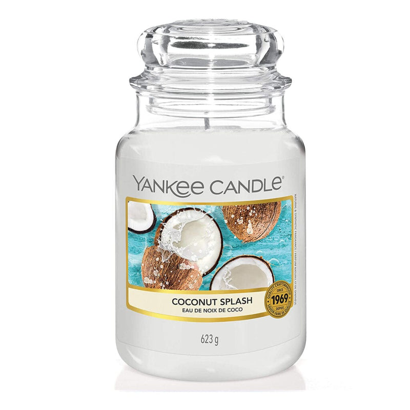 Yankee Candle Scented Candle Coconut Splash Large Jar Candle Burn Time: Up to 150 Hours