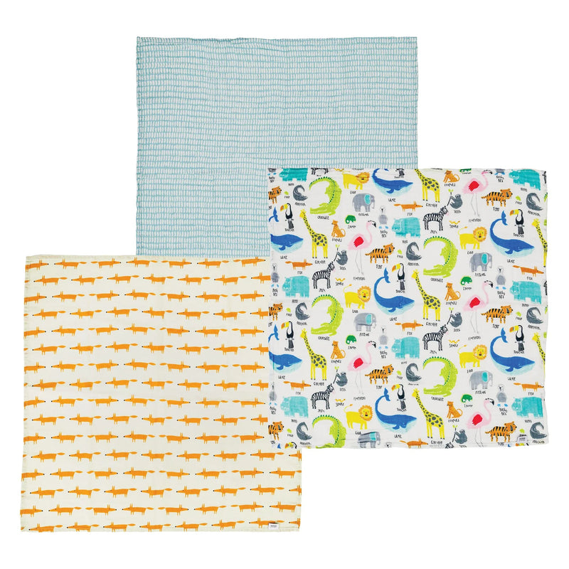 Scion muslin squares set of 3