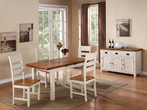 Cream Extending Dining Table