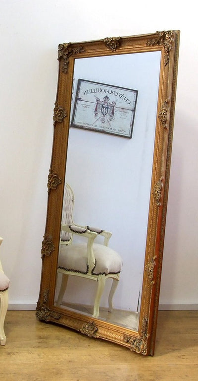 Gold Abbey Leaner Mirror 165cm x 79.5cm