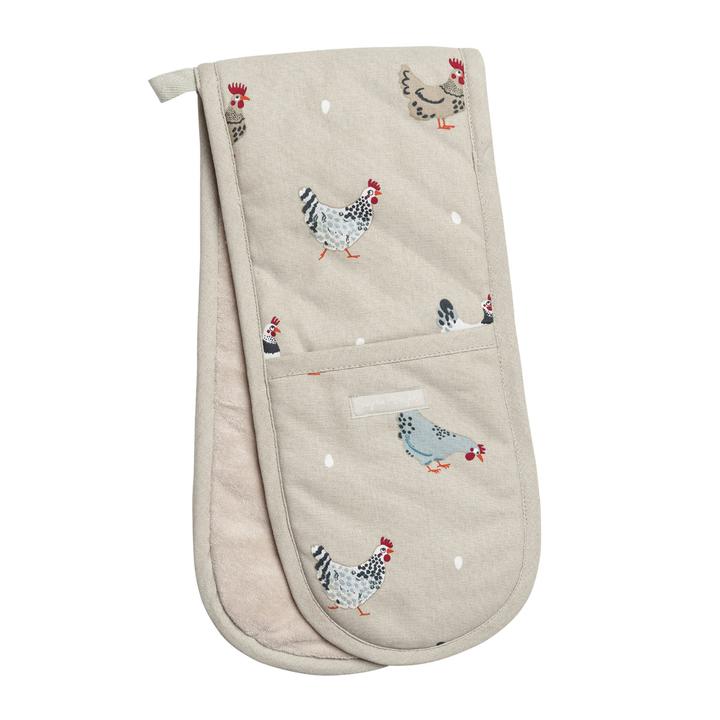 Sophie Allport Double Oven Glove Lay A Little Egg
