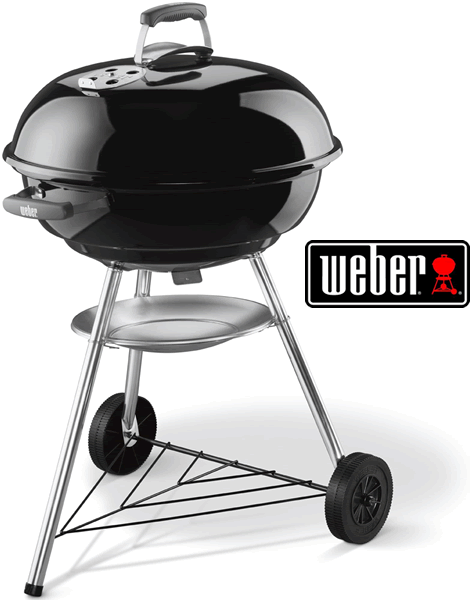 WEBER 57CM COMPACT KETTLE CHARCOAL BBQ