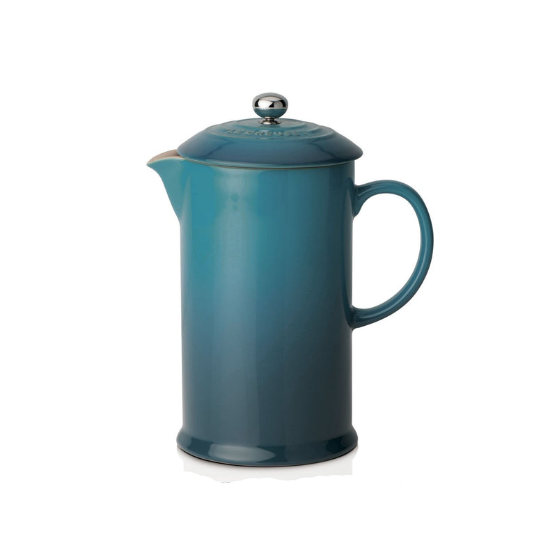 Le Creuset Stoneware Cafetiere Coffee Press - Deep Teal