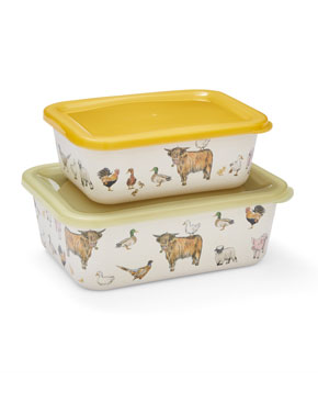 Cooksmart Set of 2 Lunch Boxes