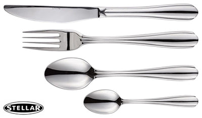 Stellar Sterling 18/10 Stainless Steel 24 Piece Cutlery Set BT50